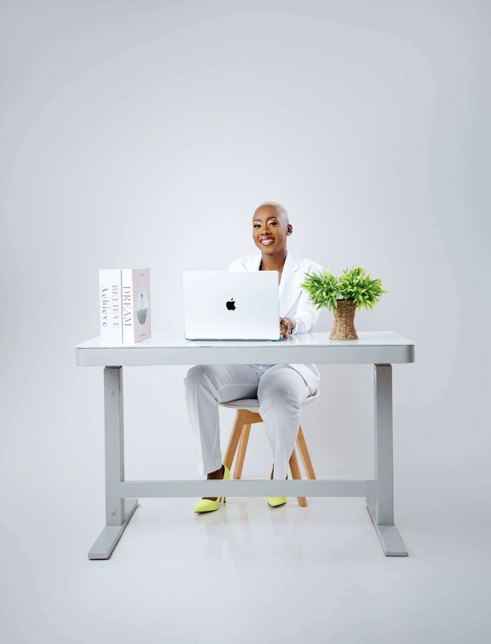 Nakeba Mason, photographed at work